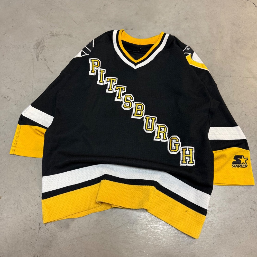 Vintage 90s Starter Pittsburgh Penguins Hockey Jersey